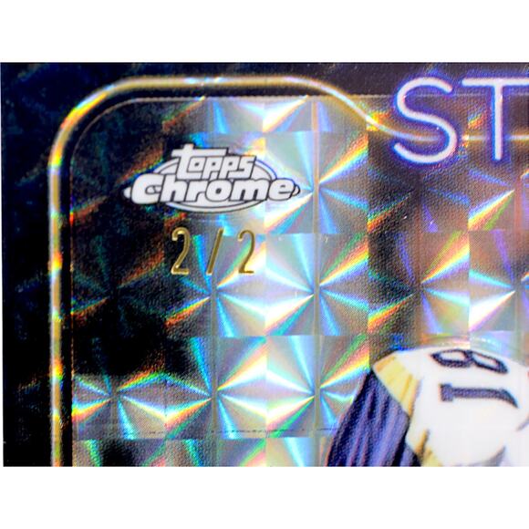 2024 Topps Chrome Black Geometric Autographs #BA-THO Torry Holt /2 St Louis Rams - Picture 3 of 13